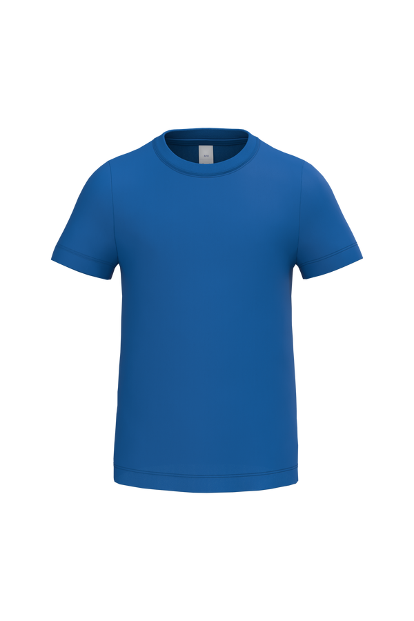 T-shirt de Criança Manga Curta Decote Redondo-Azul Royal Ideal-1/2 Anos-RAG-Tailors-Fardas-e-Uniformes-Vestuario-Pro
