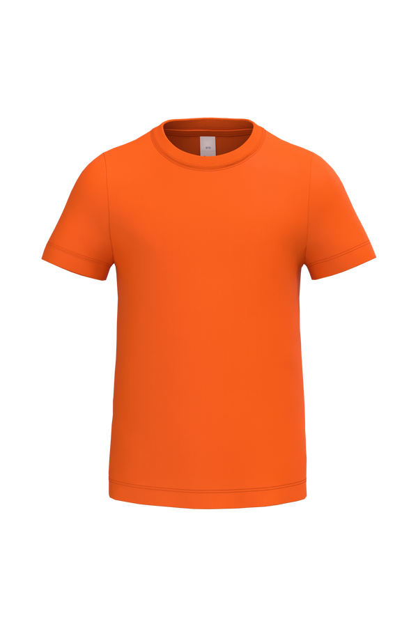 T-shirt de Criança Manga Curta Decote Redondo-Laranja Ideal-1/2 Anos-RAG-Tailors-Fardas-e-Uniformes-Vestuario-Pro