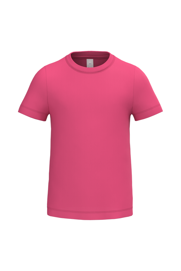 T-shirt de Criança Manga Curta-Fúcsia Ideal-1/2 Anos-RAG-Tailors-Fardas-e-Uniformes-Vestuario-Pro