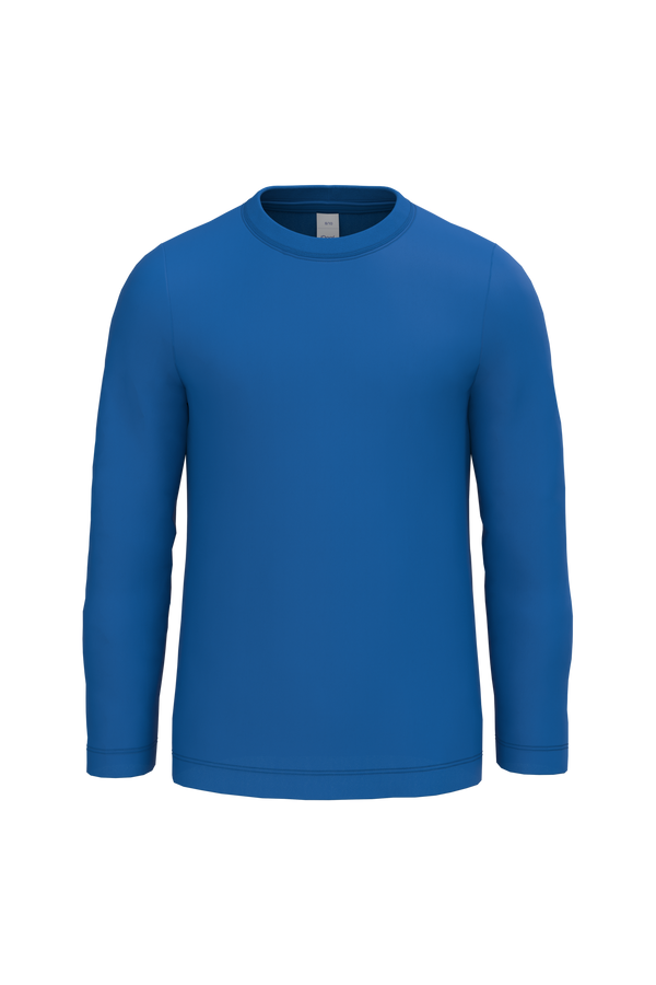 T-shirt de Criança de Manga Comprida-Azul Royal Ideal-1/2 Anos-RAG-Tailors-Fardas-e-Uniformes-Vestuario-Pro