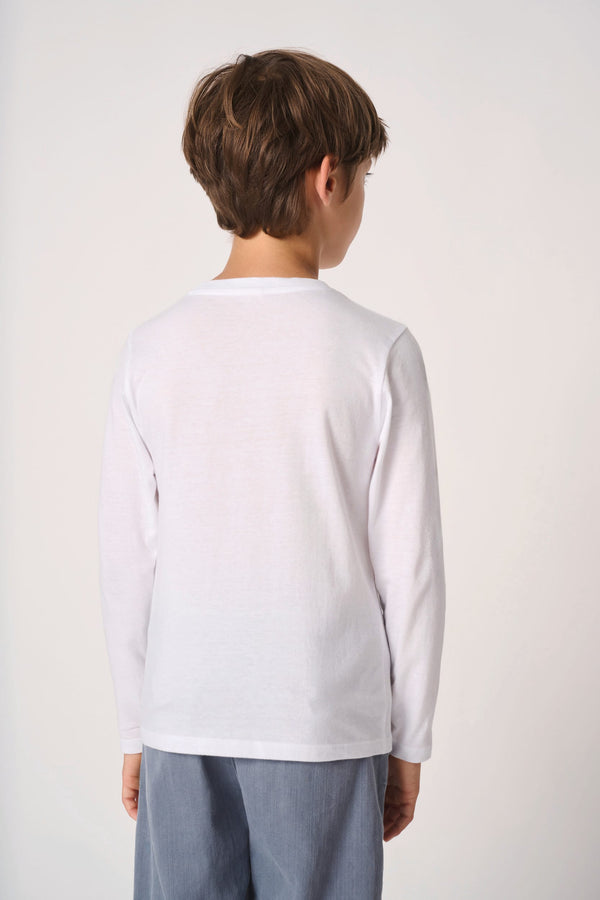 T-shirt de Criança de Manga Comprida-RAG-Tailors-Fardas-e-Uniformes-Vestuario-Pro