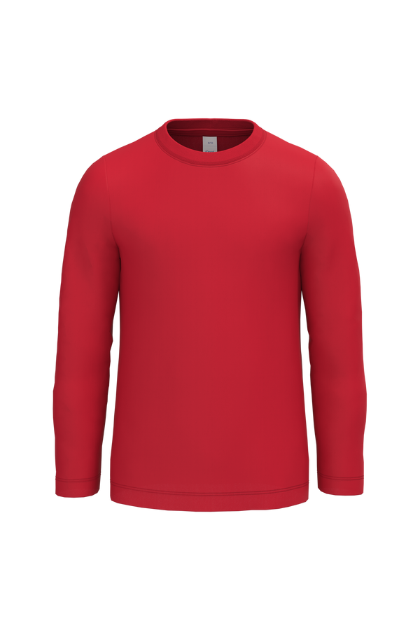 T-shirt de Criança de Manga Comprida-Vermelho Ideal-1/2 Anos-RAG-Tailors-Fardas-e-Uniformes-Vestuario-Pro