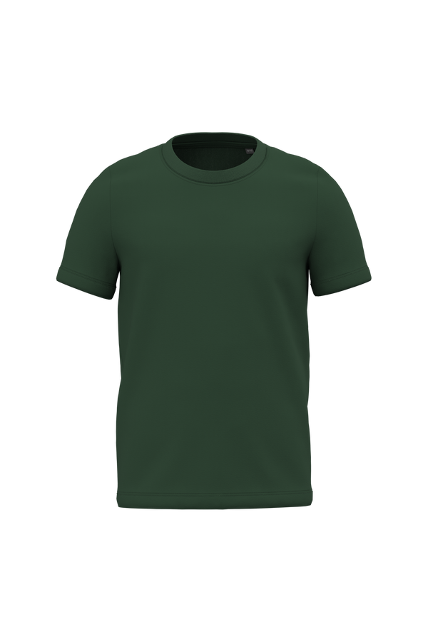 T-shirt de Criança em Algodão Biológico-Verde Floresta-2/4 Anos-RAG-Tailors-Fardas-e-Uniformes-Vestuario-Pro