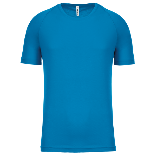 T-shirt de Desporto de Criança Manga Curta-Azul Água-6/8 Anos-RAG-Tailors-Fardas-e-Uniformes-Vestuario-Pro