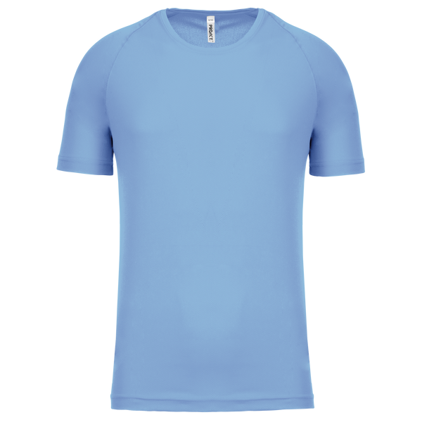 T-shirt de Desporto de Criança Manga Curta-Azul Céu-6/8 Anos-RAG-Tailors-Fardas-e-Uniformes-Vestuario-Pro