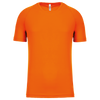 T-shirt de Desporto de Criança Manga Curta-Laranja Fluorescente-6/8 Anos-RAG-Tailors-Fardas-e-Uniformes-Vestuario-Pro