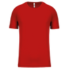 T-shirt de Desporto de Criança Manga Curta-Vermelho-6/8 Anos-RAG-Tailors-Fardas-e-Uniformes-Vestuario-Pro