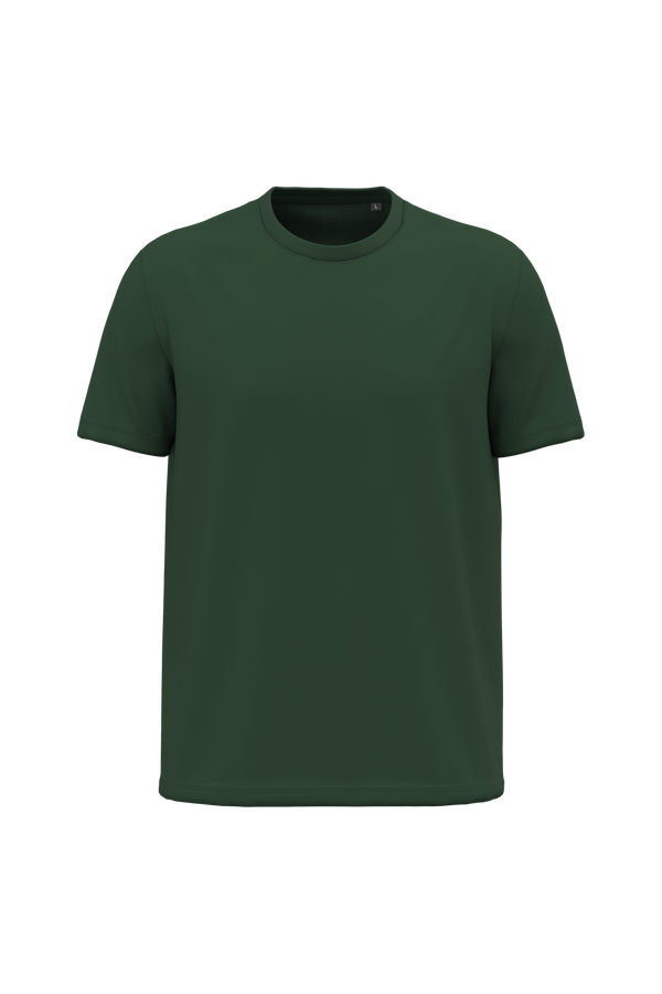 T-shirt de Homem em Algodão Biológico Manga Curta-Verde Floresta-2XS-RAG-Tailors-Fardas-e-Uniformes-Vestuario-Pro