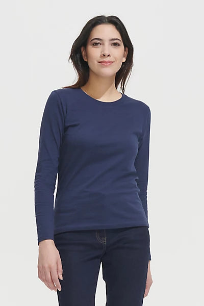 T-shirt de Manga Comprida para Senhora Imperial Jersey 190-RAG-Tailors-Fardas-e-Uniformes-Vestuario-Pro
