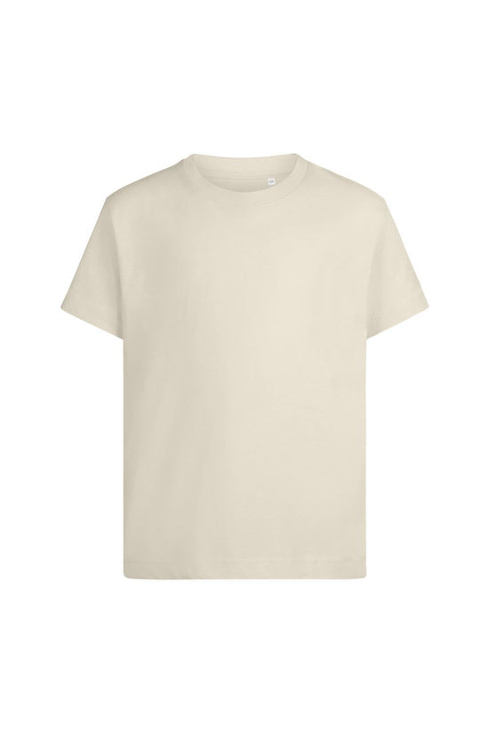 T-shirt de Manga Curta para Criança em Algodão Orgânico-Cream - 109-1/2-RAG-Tailors-Fardas-e-Uniformes-Vestuario-Pro
