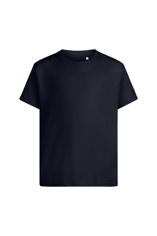 T-shirt de Manga Curta para Criança em Algodão Orgânico-Deep Navy - 512-1/2-RAG-Tailors-Fardas-e-Uniformes-Vestuario-Pro