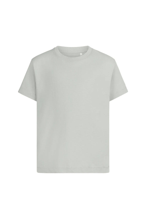 T-shirt de Manga Curta para Criança em Algodão Orgânico-Misty Grey - 221-1/2-RAG-Tailors-Fardas-e-Uniformes-Vestuario-Pro