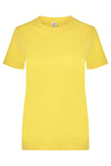 T-shirt de Mulher de Manga Curta Palm 190-Yellow - 300-XS-RAG-Tailors-Fardas-e-Uniformes-Vestuario-Pro