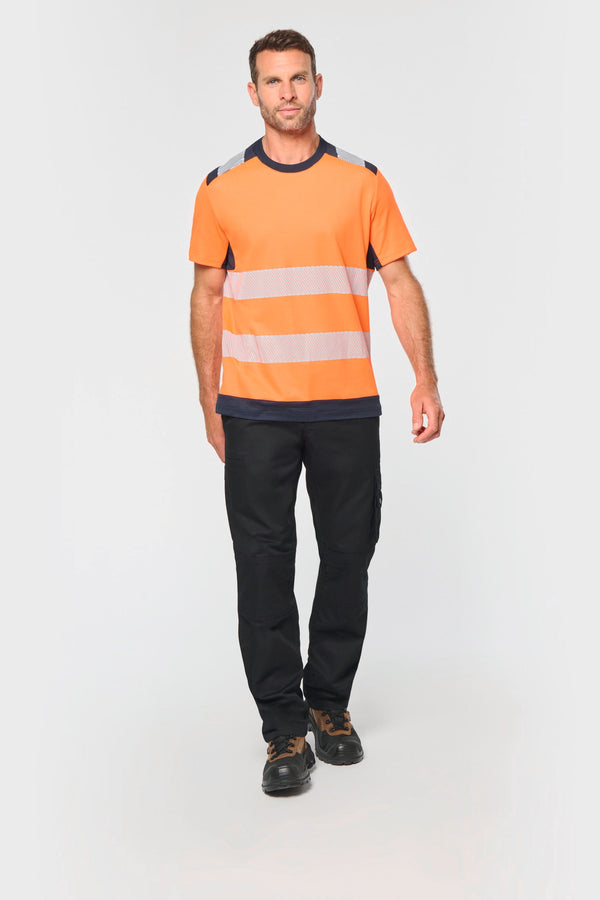 T-shirt de Segurança em Material Reciclado Manga Curta Unissexo-RAG-Tailors-Fardas-e-Uniformes-Vestuario-Pro