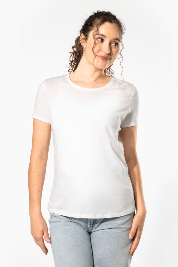 T-shirt de Senhora em Algodão Biológico Bio150-RAG-Tailors-Fardas-e-Uniformes-Vestuario-Pro