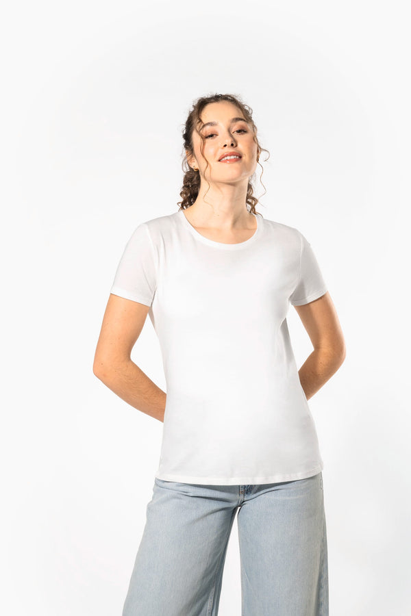T-shirt de Senhora em Algodão Biológico Bio150-RAG-Tailors-Fardas-e-Uniformes-Vestuario-Pro