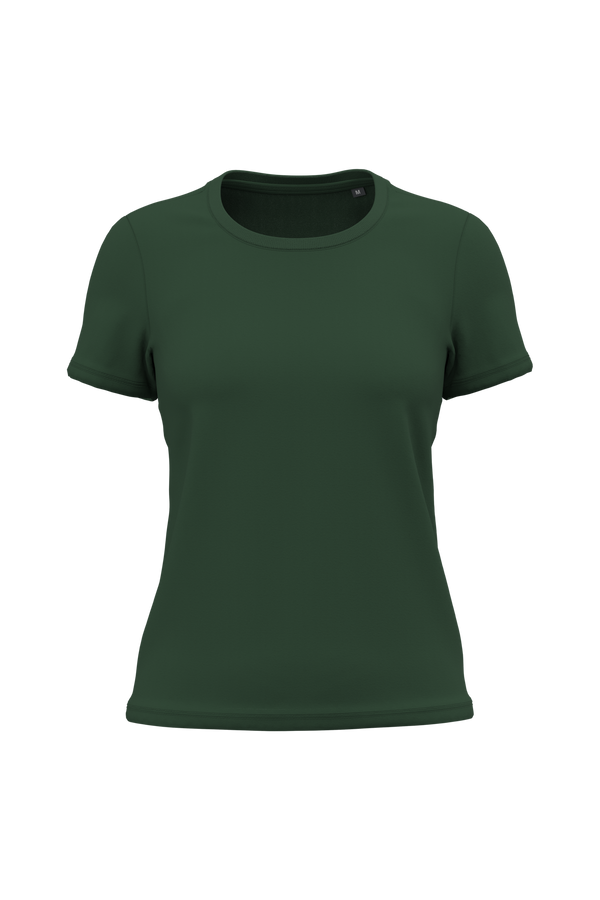 T-shirt de Senhora em Algodão Biológico Bio150-Verde Floresta-XS-RAG-Tailors-Fardas-e-Uniformes-Vestuario-Pro