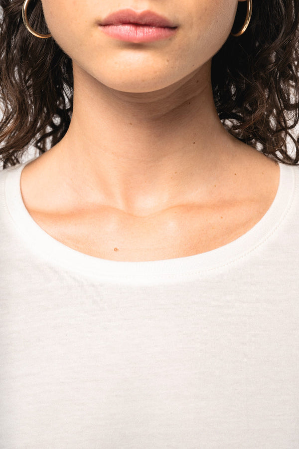 T-shirt de Senhora em Algodão Biológico-RAG-Tailors-Fardas-e-Uniformes-Vestuario-Pro
