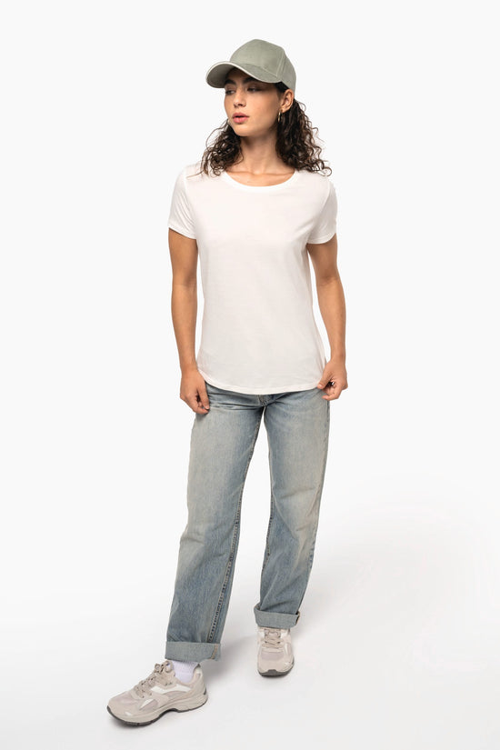 T-shirt de Senhora em Algodão Biológico-RAG-Tailors-Fardas-e-Uniformes-Vestuario-Pro