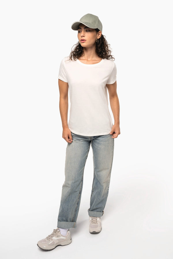 T-shirt de Senhora em Algodão Biológico-RAG-Tailors-Fardas-e-Uniformes-Vestuario-Pro