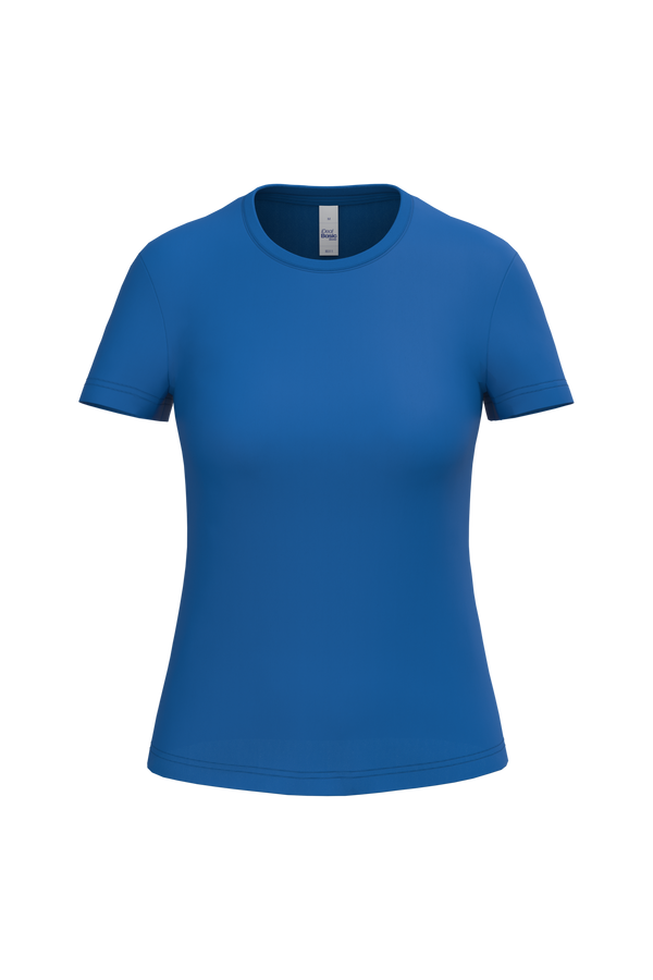T-shirt de Senhora iDeal150 Decote Redondo-Azul Royal Ideal-XS-RAG-Tailors-Fardas-e-Uniformes-Vestuario-Pro