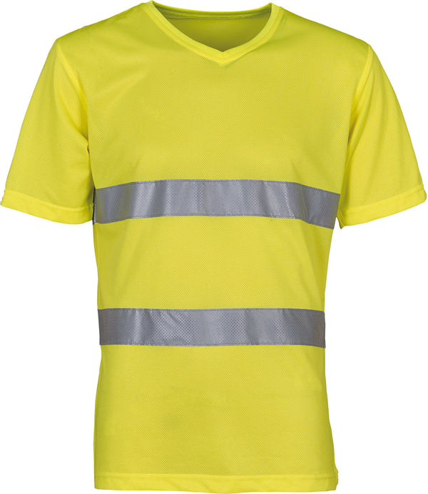 T-shirt de alta visibilidade Top Cool-Hi Vis Amarelo-S-RAG-Tailors-Fardas-e-Uniformes-Vestuario-Pro