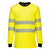 T-shirt de alta visibilidade resistente às chamas PW3-Amarelo/Preto-L-RAG-Tailors-Fardas-e-Uniformes-Vestuario-Pro