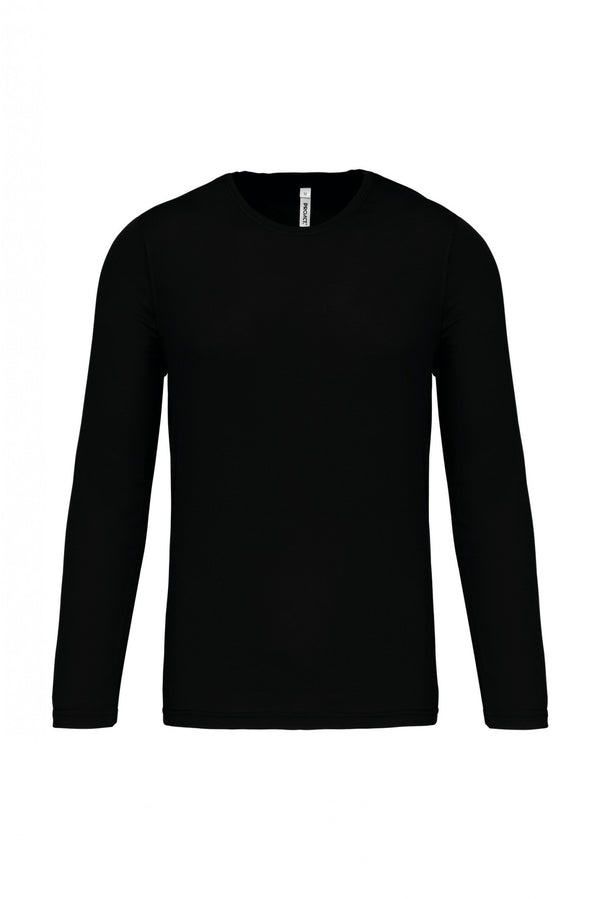 T-shirt de desporto 100% poliéster-Preto-XS-RAG-Tailors-Fardas-e-Uniformes-Vestuario-Pro