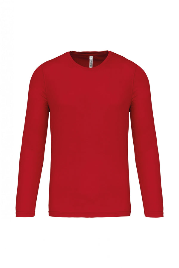 T-shirt de desporto 100% poliéster-Vermelho-XS-RAG-Tailors-Fardas-e-Uniformes-Vestuario-Pro