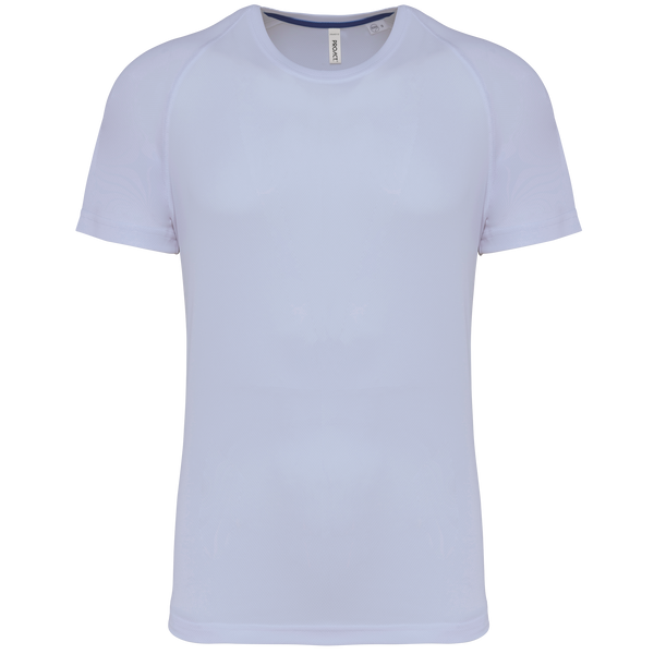 T-shirt de desporto de homem de material reciclado com decote redondo-Azul Iceberg-XS-RAG-Tailors-Fardas-e-Uniformes-Vestuario-Pro