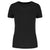 T-shirt de desporto de senhora Triblend com decote redondo-Black-XS-RAG-Tailors-Fardas-e-Uniformes-Vestuario-Pro