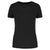 T-shirt de desporto de senhora Triblend com decote redondo-Black-XS-RAG-Tailors-Fardas-e-Uniformes-Vestuario-Pro