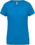 T-shirt de desporto de senhora com decote em V de manga curta-Aqua Azul-XS-RAG-Tailors-Fardas-e-Uniformes-Vestuario-Pro