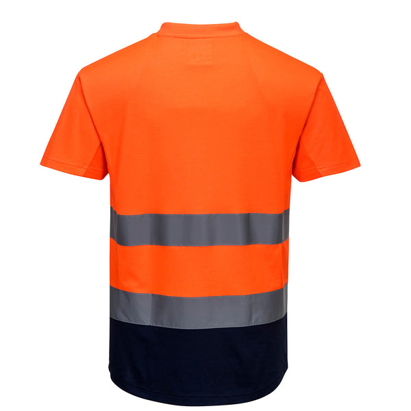T-shirt de malha em dois tons-RAG-Tailors-Fardas-e-Uniformes-Vestuario-Pro