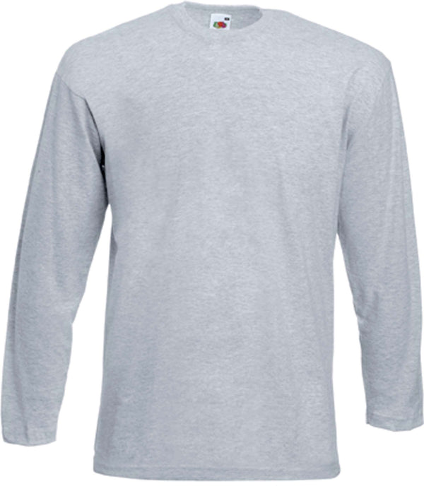 T-shirt de manga comprida (61-038-0)-Heather Grey-S-RAG-Tailors-Fardas-e-Uniformes-Vestuario-Pro