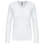T-shirt de manga comprida decote em V para senhora-White-S-RAG-Tailors-Fardas-e-Uniformes-Vestuario-Pro