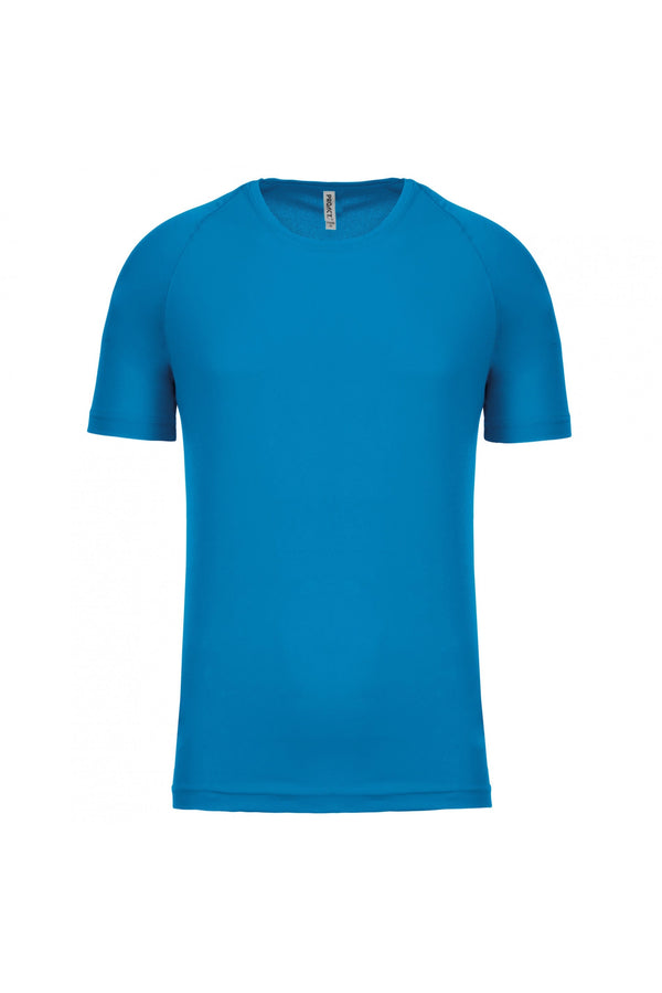 T-shirt de manga curta de desporto-Aqua Blue-XS-RAG-Tailors-Fardas-e-Uniformes-Vestuario-Pro