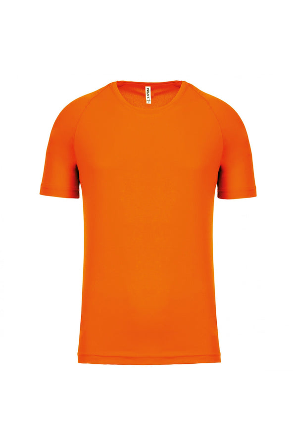 T-shirt de manga curta de desporto-Fluorescent Orange-XS-RAG-Tailors-Fardas-e-Uniformes-Vestuario-Pro