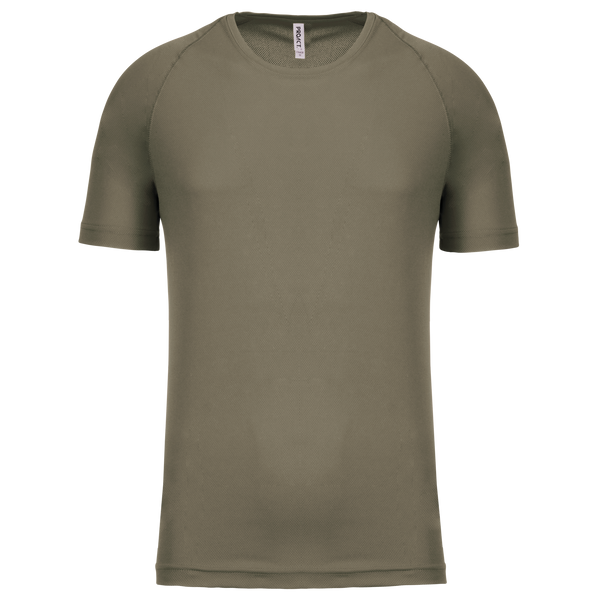 T-shirt de manga curta de desporto-Verde Tropa Claro-M-RAG-Tailors-Fardas-e-Uniformes-Vestuario-Pro