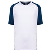 T-shirt de padel bicolor com mangas raglan de homem-Sporty Navy / White-S-RAG-Tailors-Fardas-e-Uniformes-Vestuario-Pro