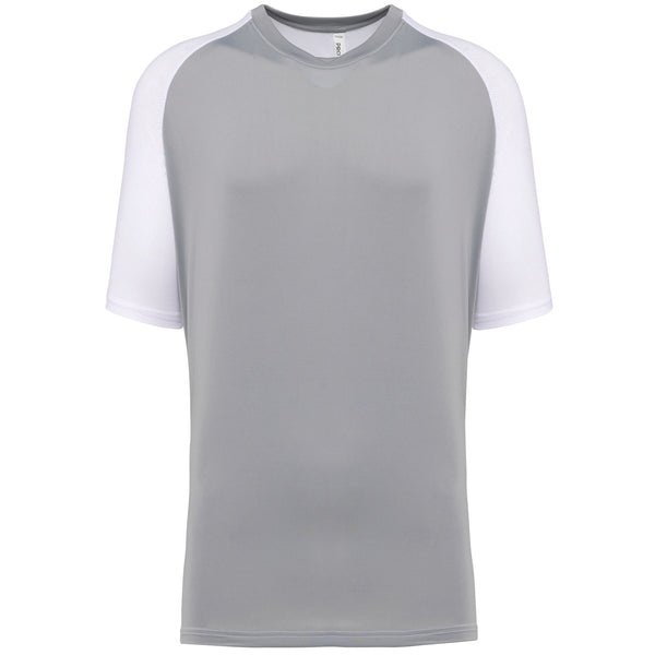 T-shirt de padel bicolor com mangas raglan de homem-White / Fine Grey-S-RAG-Tailors-Fardas-e-Uniformes-Vestuario-Pro