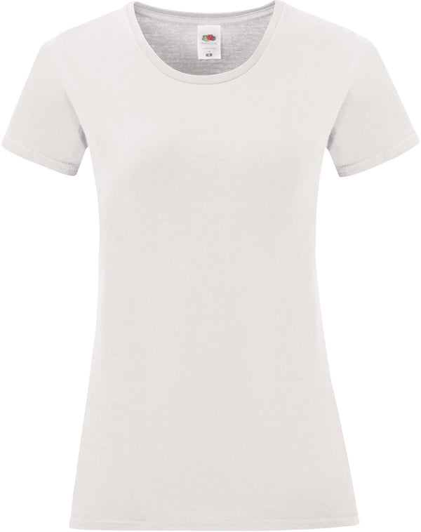 T-shirt de senhora Iconic-T-Branco-XS-RAG-Tailors-Fardas-e-Uniformes-Vestuario-Pro
