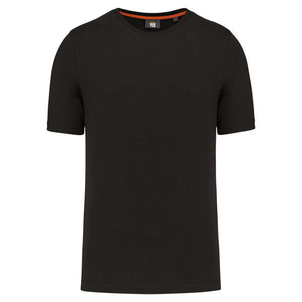 T-shirt decote redondo WORKER eco-responsável de homem-Black-XS-RAG-Tailors-Fardas-e-Uniformes-Vestuario-Pro