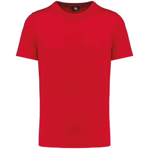 T-shirt decote redondo WORKER eco-responsável de homem-Red-XS-RAG-Tailors-Fardas-e-Uniformes-Vestuario-Pro