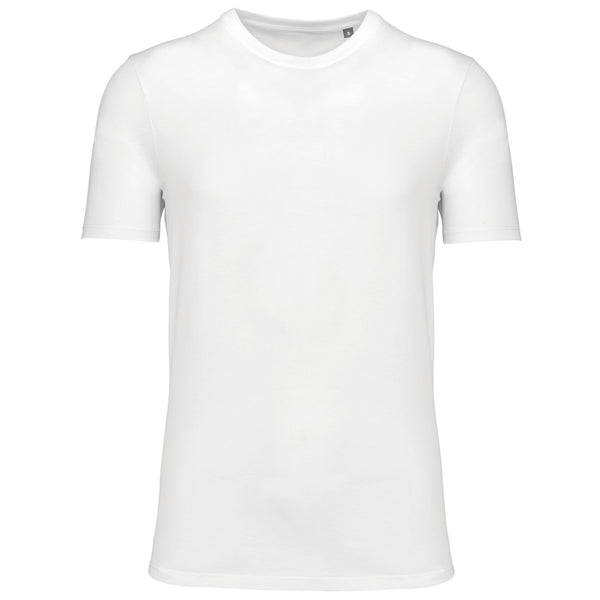 T-shirt decote redondo de manga curta unissexo-White-XS-RAG-Tailors-Fardas-e-Uniformes-Vestuario-Pro