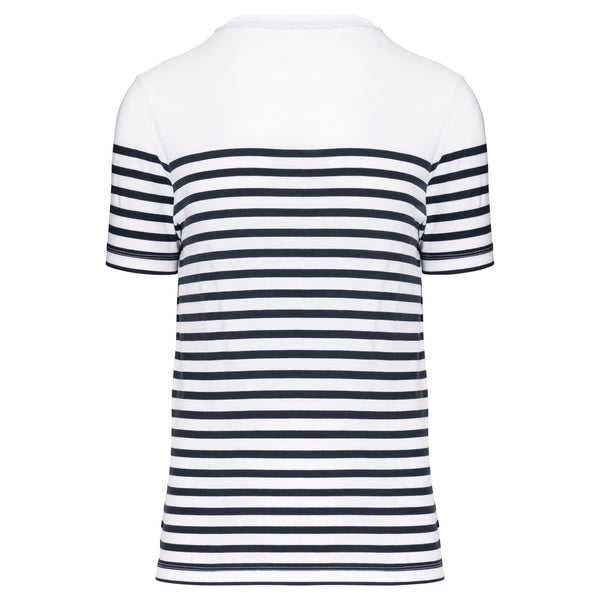 T-shirt estilo marinheiro Bio com decote redondo para homem-RAG-Tailors-Fardas-e-Uniformes-Vestuario-Pro