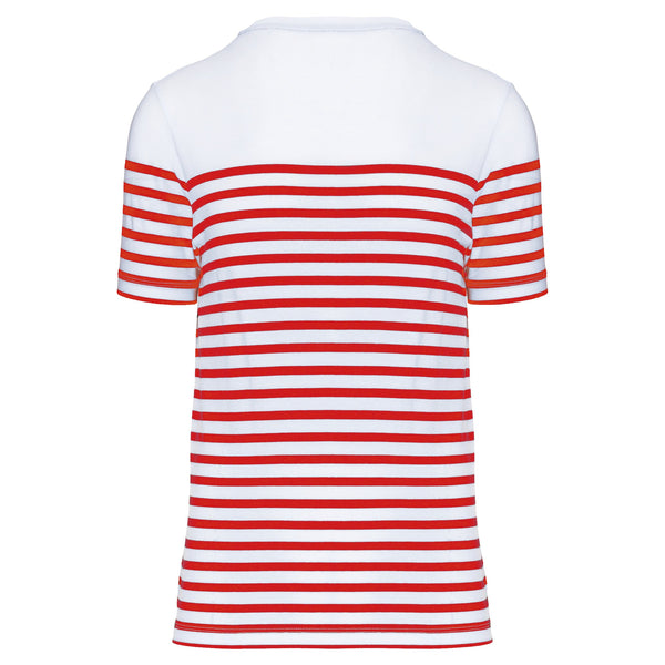 T-shirt estilo marinheiro Bio com decote redondo para homem-RAG-Tailors-Fardas-e-Uniformes-Vestuario-Pro