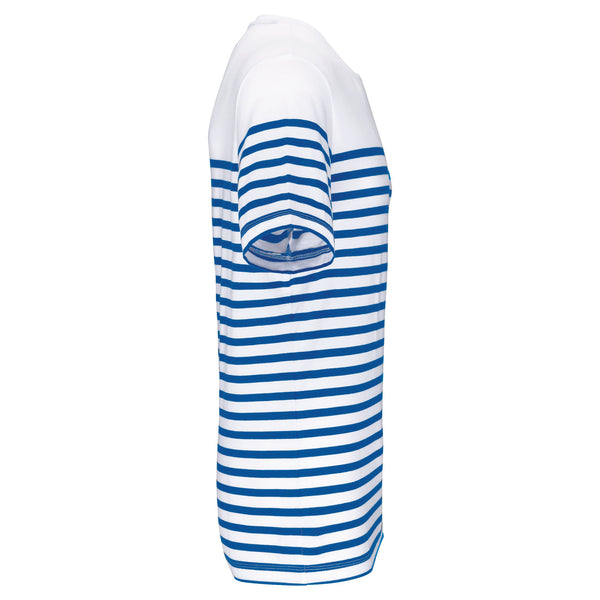 T-shirt estilo marinheiro Bio com decote redondo para homem-RAG-Tailors-Fardas-e-Uniformes-Vestuario-Pro