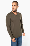 T-shirt manga comprida e decote V-RAG-Tailors-Fardas-e-Uniformes-Vestuario-Pro