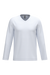 T-shirt manga comprida e decote V-White-S-RAG-Tailors-Fardas-e-Uniformes-Vestuario-Pro